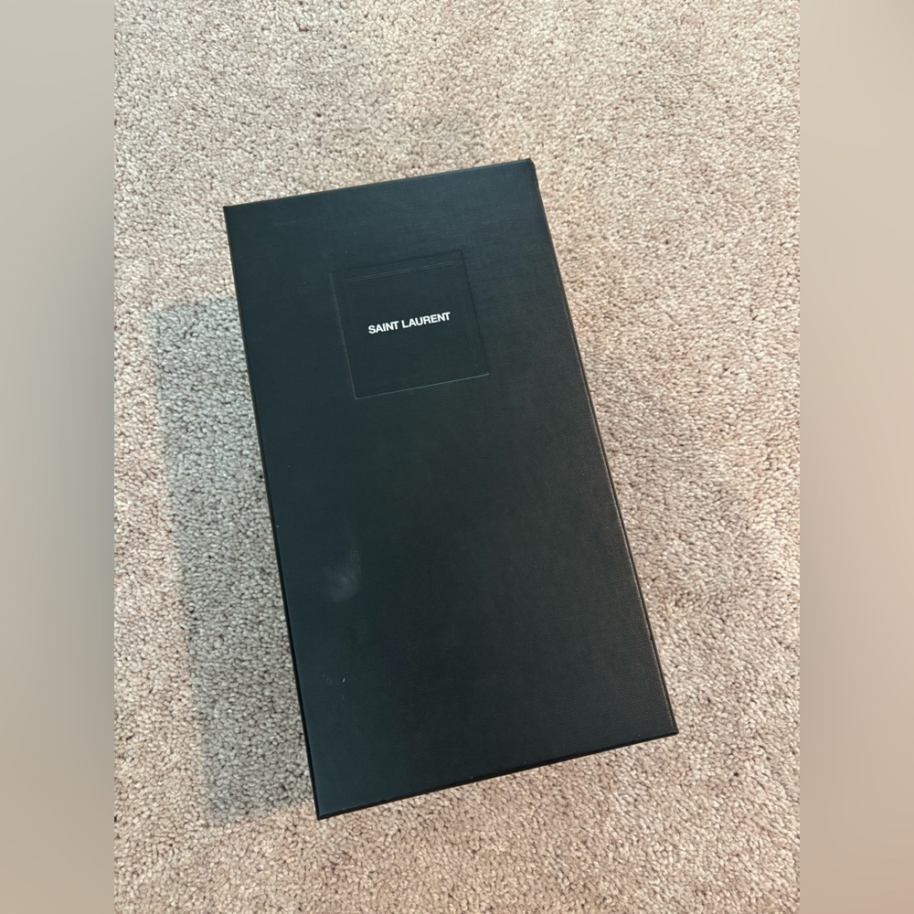 Saint Laurent show box with bags